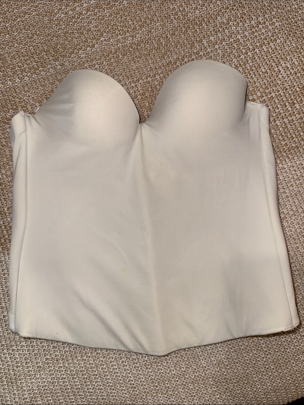 coobie Strapless Bustier in Cream